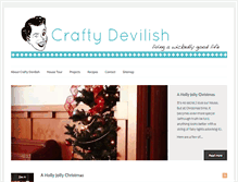 Tablet Screenshot of craftydevilish.com
